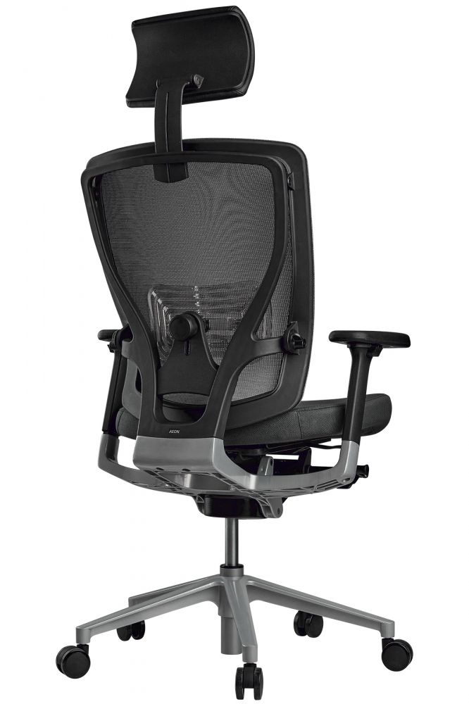 Эргономичное кресло Schairs AEON-М01S (каркас черный / хром)