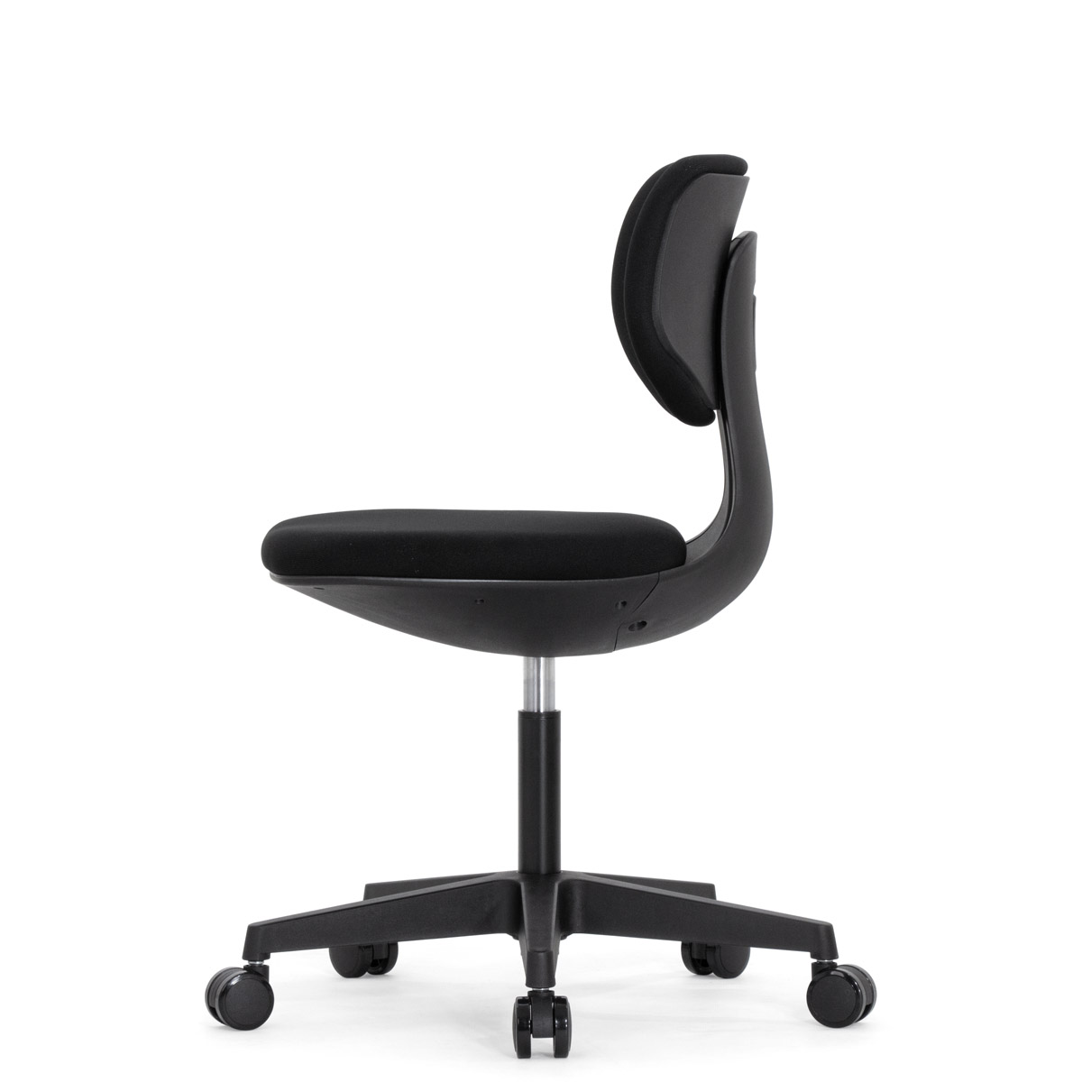 Эргономичное кресло Falto Rookie (регулируемая спинка, ткань, чёрный)