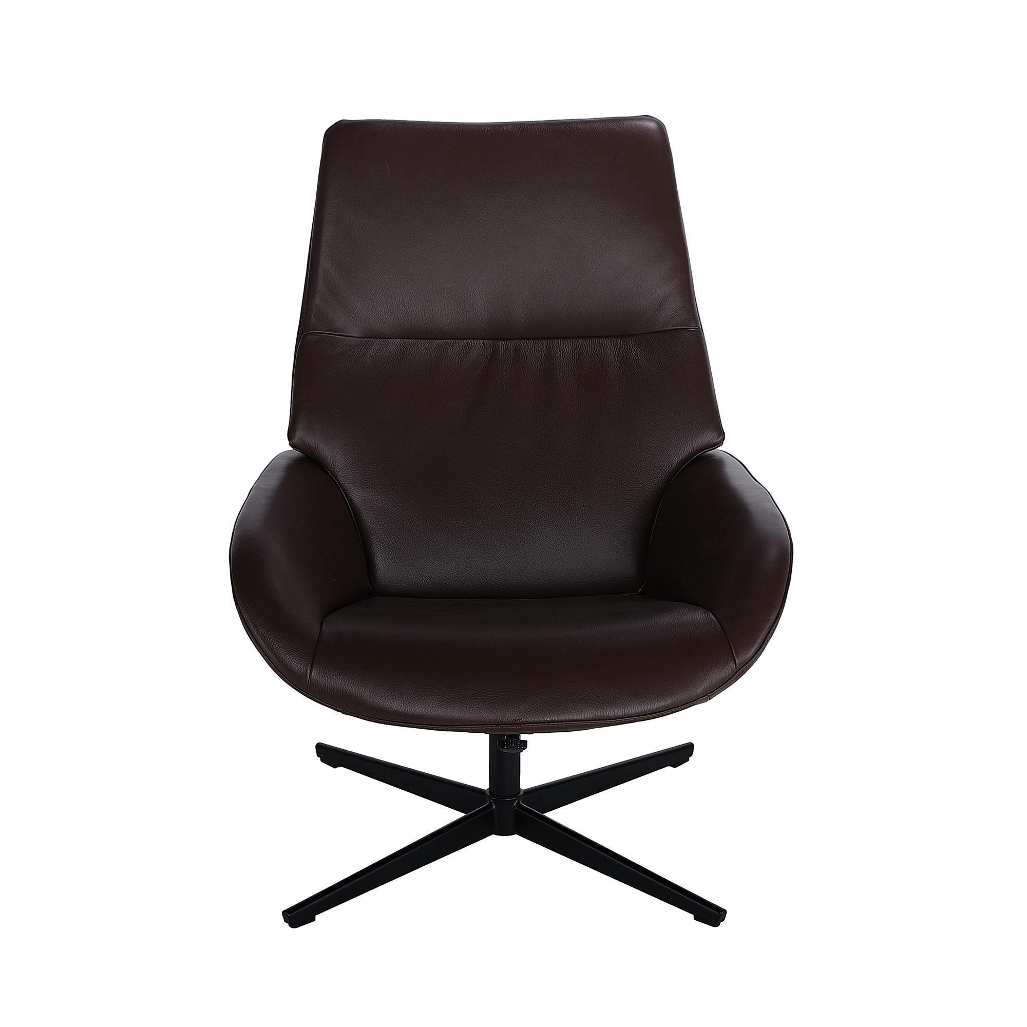 Кресло-реклайнер Ergo Lounge, коричневая кожа