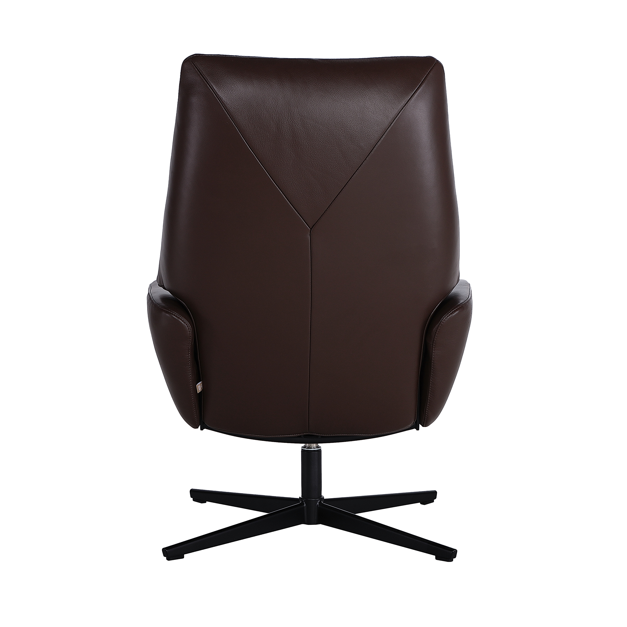 Кресло-реклайнер Ergo Lounge, коричневая кожа