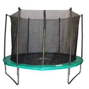 Батут DFC JUMP 14 ft складной, сетка, чехол, green, 427 см