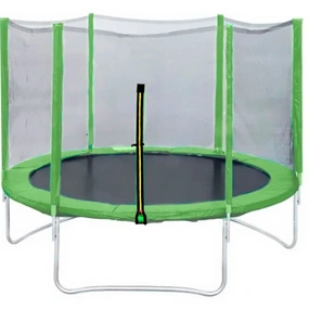 Батут DFC Trampoline Fitness 16 ft внешняя сетка, светло-зелёный, 488 см