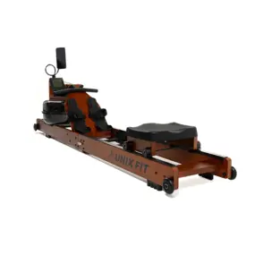 Гребной тренажер UNIXFIT Wood Rower Dark