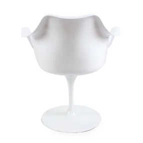 Стул Eero Saarinen Tulip Armchair, черная подушка