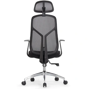 Эргономичное кресло Falto КУРАЖ LUX (сетка, ткань, чёрный)