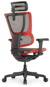 Геймерское кресло Falto IOO Ultra Game (наклон вперёд, сета, чёрный с красным)