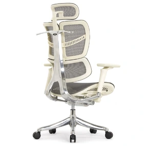 Анатомическое кресло Falto Fly 2 (динамичный подголовник, подлокотники 6D (360), сетка, светлый)