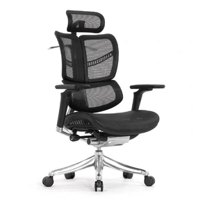 Анатомическое кресло Falto Fly 2 (динамичный подголовник, подлокотники 6D (360), сетка, чёрный)