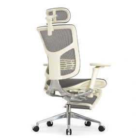Эргономичное кресло Falto Star 2 с подножкой (подлокотники 6D (360), сетка, цвет светлый)