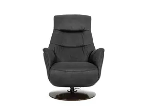 Кресло-реклайнер Falto Zero (2 мотора, zero, искусственный нубук, чёрный)