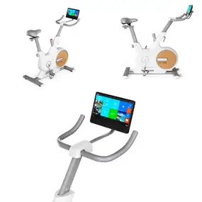 Велотренажер Unix Fit MV-500T (15,6″ TFT) Wood